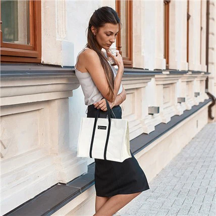 Super Capacity Canvas Tote Hnab